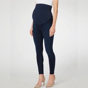 Spanx Maternity Mama Jean-ish Ankle Leggings Twilight Rinse Medium